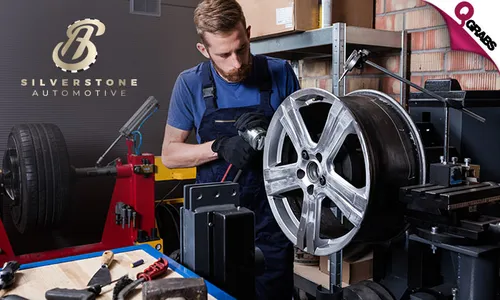Car Rim Restoration at Silverstone Automotive Workshop!